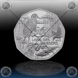 5 EVRO AVSTRIJA 2013 "DEŽELA VODE" SREBRO